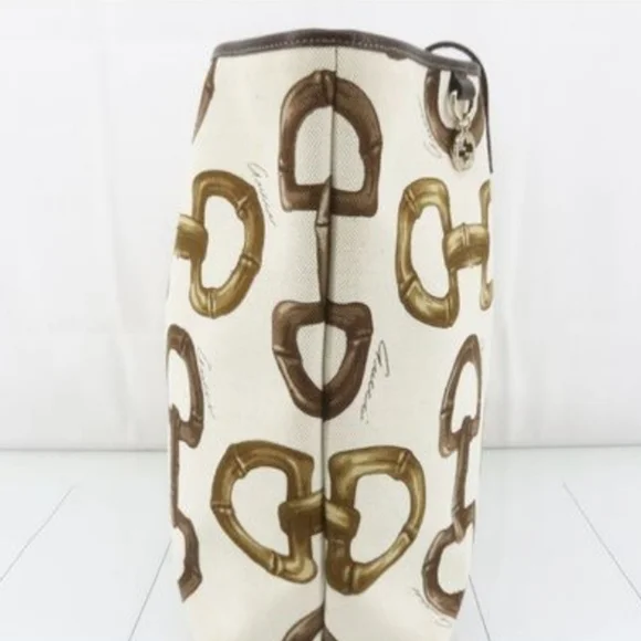 Authentic Gucci Canvas Tote Bag - Picture 3 of 13